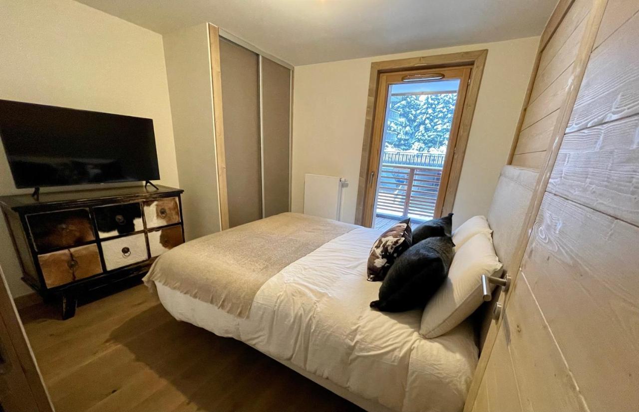 Appartement De Standing Plein Centre Station, 50M Des Pistes Ле-Гет Екстериор снимка
