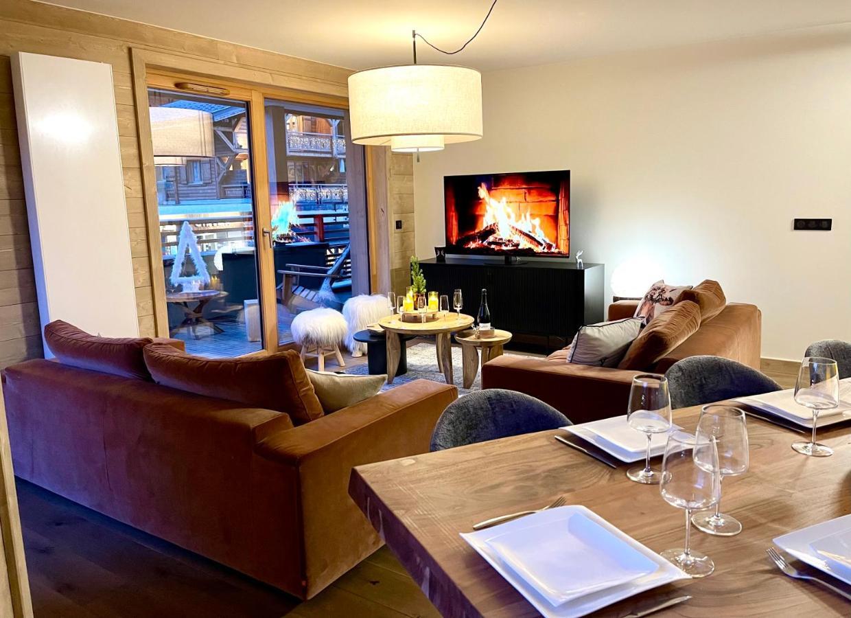 Appartement De Standing Plein Centre Station, 50M Des Pistes Ле-Гет Екстериор снимка