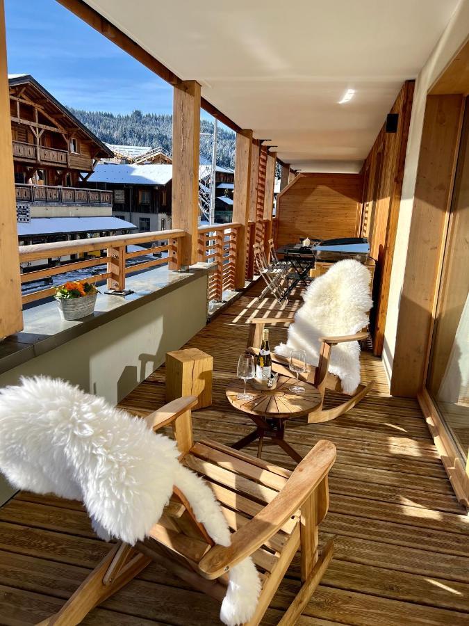 Appartement De Standing Plein Centre Station, 50M Des Pistes Ле-Гет Екстериор снимка